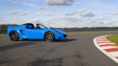 Lotus Elise S Club Racer bleu profil 4
