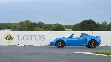 Lotus Elise S Club Racer bleu profil