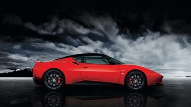 Lotus Evora Sports Racer - rouge - profil droit