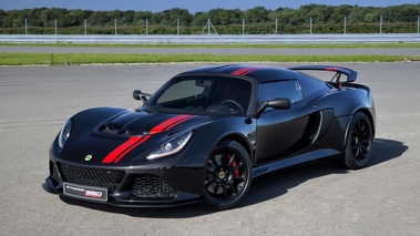 Lotus Exige 350 SE noir 3/4 avant gauche