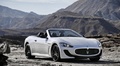 Maserati GranCabrio MC Stradale blanc 3/4 avant droit