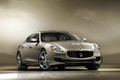 Maserati Quattroporte 2013 - beige - 3/4 avant droit