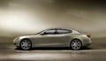 Maserati Quattroporte 2013 - beige - profil gauche