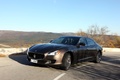 Maserati Quattroporte MY2013 marron 3/4 avant gauche travelling