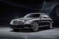 Maybach 57S noir 3/4 avant gauche