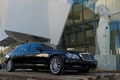 Maybach 62S noir 3/4 avant droit