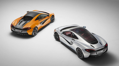 McLaren 570GT gris & 570S orange