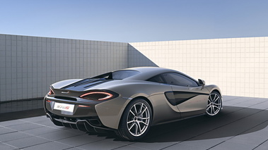 McLaren 570S Coupé - Grise - 3/4 arrière droit