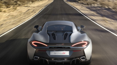 McLaren 570S Coupé - Grise - Face arrière