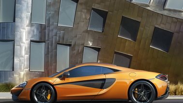 McLaren 570S Coupé - Jaune - Profil gauche