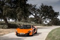 McLaren 650S Spider orange 3/4 avant gauche