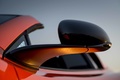 McLaren 650S Spider orange rétroviseur