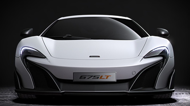 McLaren 675LT - Blanche - Face avant