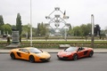 McLaren MP4-12C Spider orange 3/4 avant gauche 2