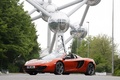 McLaren MP4-12C Spider orange 3/4 avant gauche