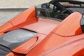 McLaren MP4-12C Spider orange couvre-tonneau