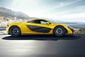 McLaren P1 jaune profil travelling