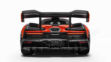 McLaren Senna orange face arrière