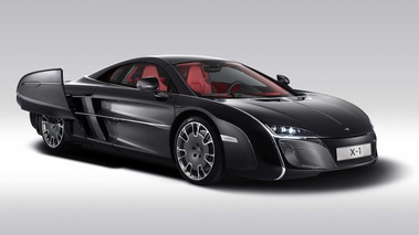 McLaren X-1 noir 3/4 avant droit 2