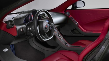 McLaren X-1 noir intérieur