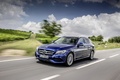 Mercedes-Benz C break - bleue - 3/4 avant