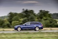 Mercedes-Benz C break - bleue - profil