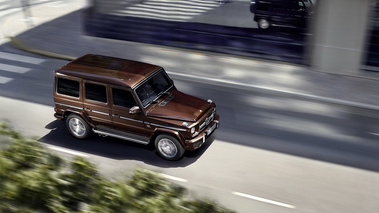 Mercedes-Benz Classe G 2015 - Cuivre - 3/4 avant supérieur droit dynamique