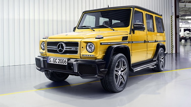 Mercedes-Benz Classe G 2015 - Jaune - 3/4 avant gauche