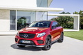 Mercedes-Benz GLE Coupé 450 AMG - Rouge - 3/4 avant gauche