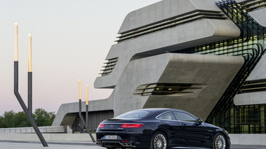 Mercedes-Benz S65 AMG Coupé - Bleu - 3/4 arrière droit