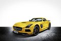 Mercedes-Benz SLS AMG Black Series - jaune - 3/4 avant gauche