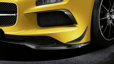 Mercedes-Benz SLS AMG Black Series - jaune - détail bouclier avant