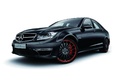 Mercedes C63 AMG Performance Studio Edition - noir - 3/4 avant gauche