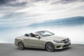 Mercedes Classe E cabriolet 2013 - gris - 3/4 avant droit dynamique