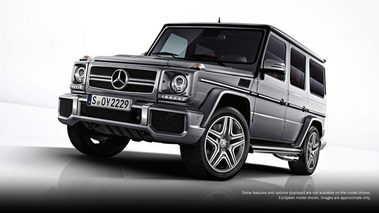 Mercedes Classe G63 AMG  - gris - 3/ avnt gauche