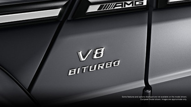 Mercedes Classe G63 AMG  - gris - logo V8