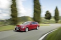 Mercedes CLS Shooting Break rouge 3/4 avant gauche travelling