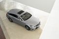 Mercedes CLS63 AMG Shooting Brake - gris - 3/4 avant droit supérieur