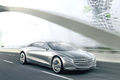 Mercedes F125 Gullwing Concept - 3/4 avant droit, dynamique