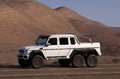 Mercedes G63 AMG 6x6 - blanc - profil gauche