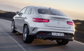 Mercedes GLE 63 AMG Coupé - Gris - 3/4 arrière gauche dynamique