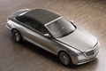Mercedes Ocean Drive Concept beige 3/4 avant droit capoté vue de haut