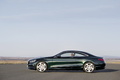 Mercedes S500 Coupé - vert - profil gauche