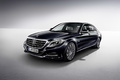 Mercedes S600 2014 - noire - 3/4 avant gauche