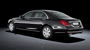 Mercedes S600 Guard - Noire - 3/4 arrière gauche