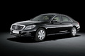 Mercedes S600 Guard - Noire - 3/4 avant gauche