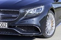 Mercedes S65 AMG Coupe bleu phare avant