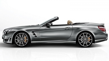 Mercedes SL65 AMG 45th Anniversary - gris mate - profil gauche