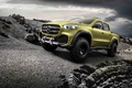 Mercedes X-Class vert 3/4 avant gauche