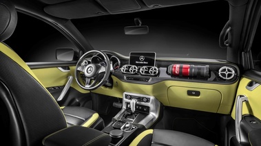 Mercedes X-Class vert intérieur